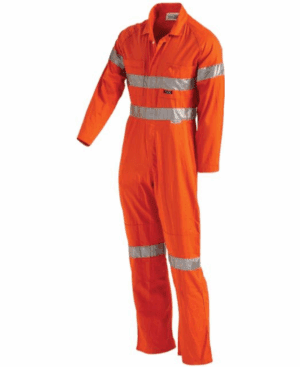 WorkIt LW Overalls Orange Tape