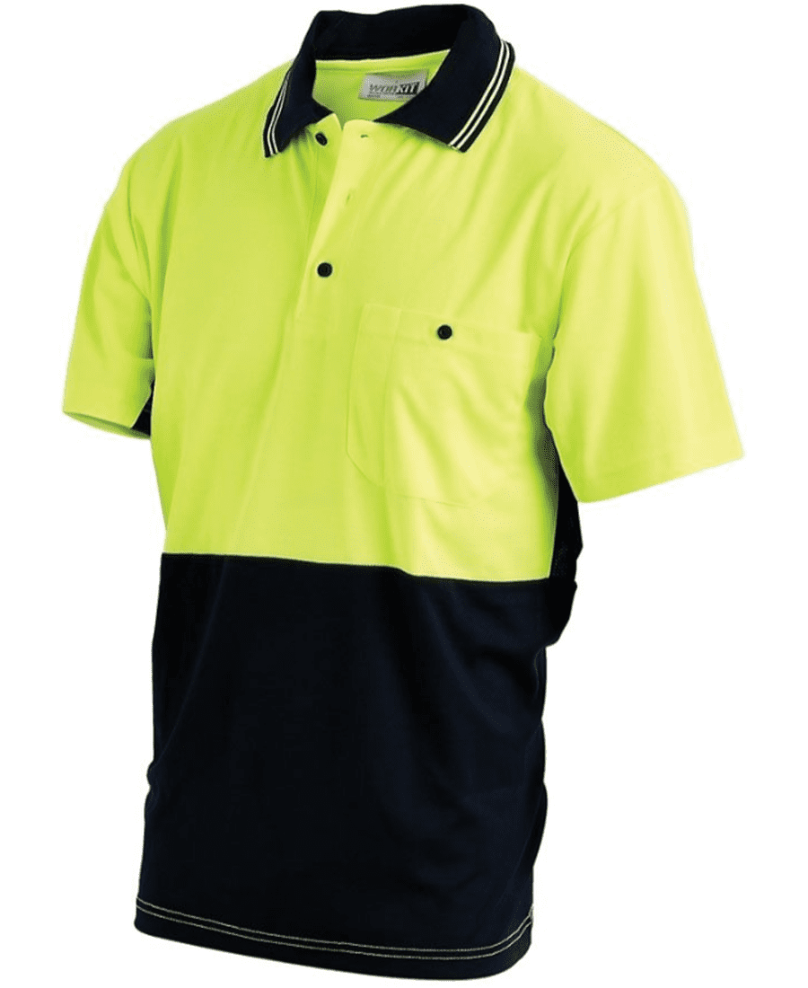 WorkIt Polo Shirt SS Hi Vis
