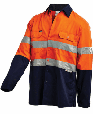 Workit Vent Shirt LS HVis Tape