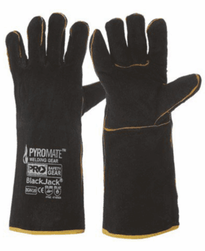Welders Glove Black Gold