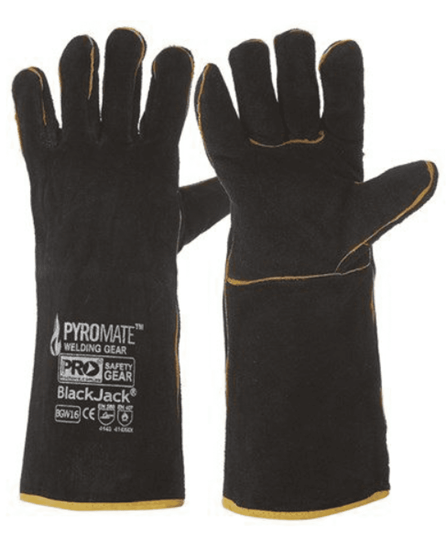 Welders Glove Black Gold
