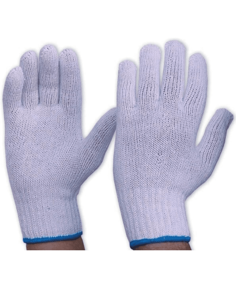 Poly Cotton Knit Gloves