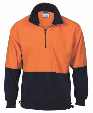 DNC 3825 Polar Fleece Jumper Hi Vis