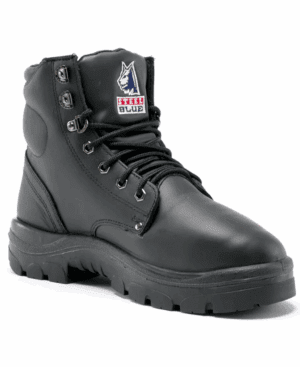 Steel Blue Argyle Safety Boot with Meta Guard Black