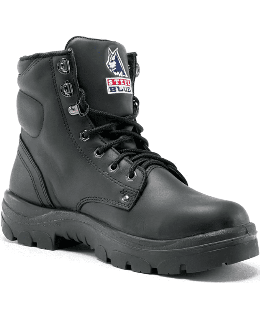 Steel Blue Argyle Safety Boot Black