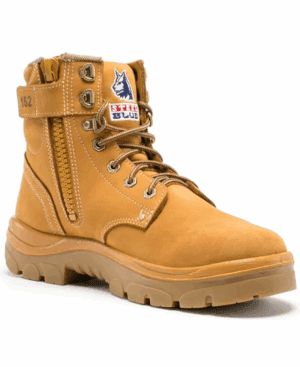 Steel Blue Argyle Zip Side Safety Boot Wheat