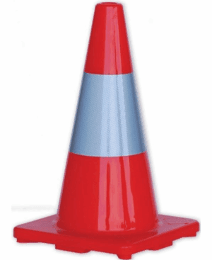 Traffic Cone Orange 450mm Tape