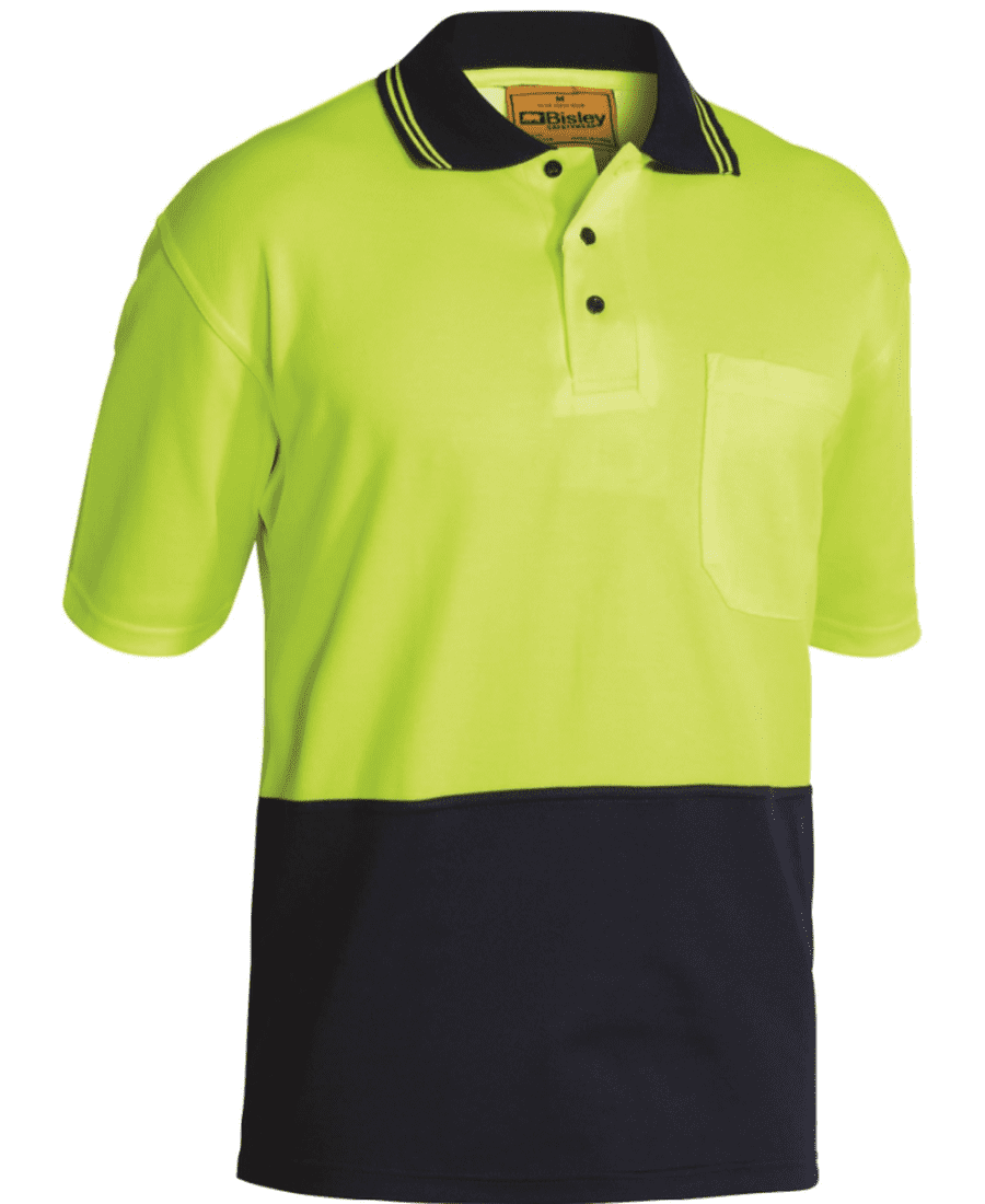 Bisley Polo Shirt SS Hi Vis