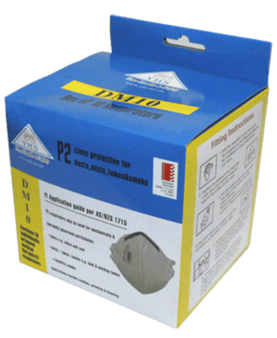YHS DM10 P2 Dust Masks Vertical Fold - Image 2