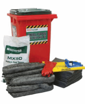 Spill Kit General Purpose 240L Wheelie Bin