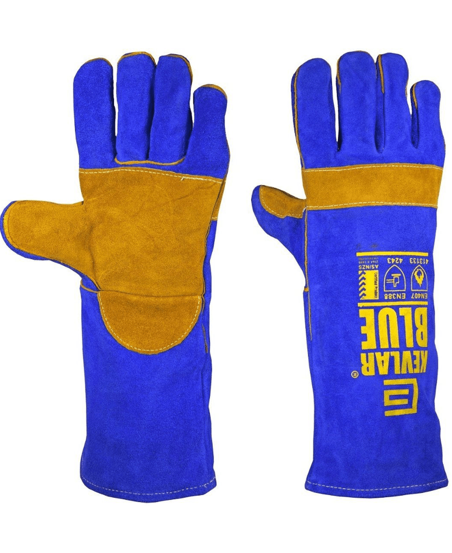 Elliotts Kevlar Blue Welders Glove