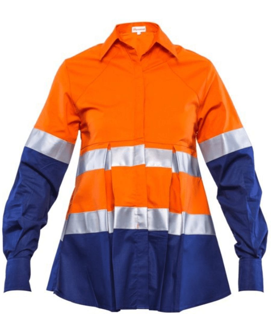 Baby Bump Maternity Shirt LS Hi Vis Tape - Image 2