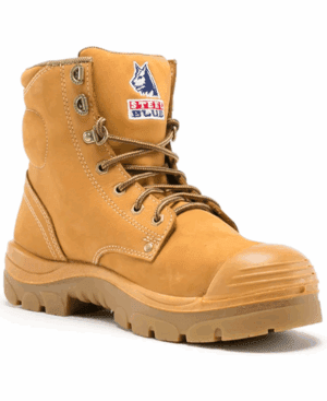 Steel Blue Argyle Safety Boot with Bump Cap Wheat