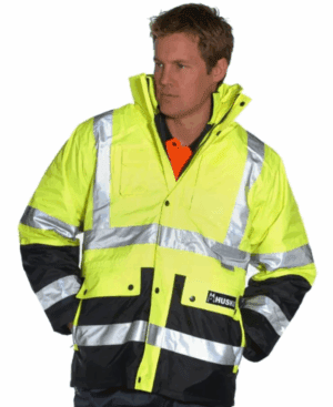 Huski Venture 4in1 Jacket Hi Vis Tape