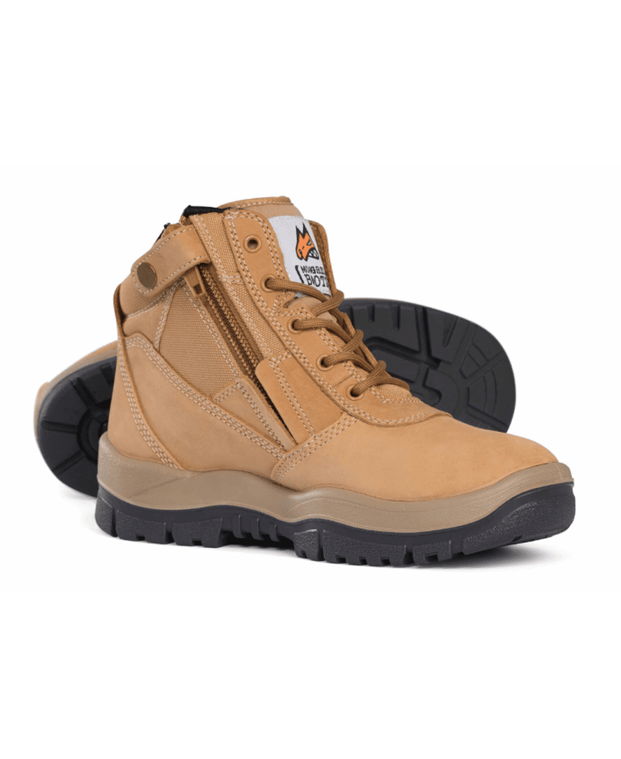 Mongrel 261050 Zip Side Safety Boot Wheat