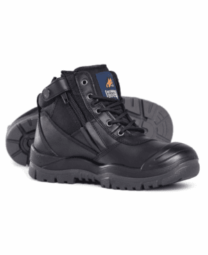 Mongrel 461020 Zip Side Safety Boot Black