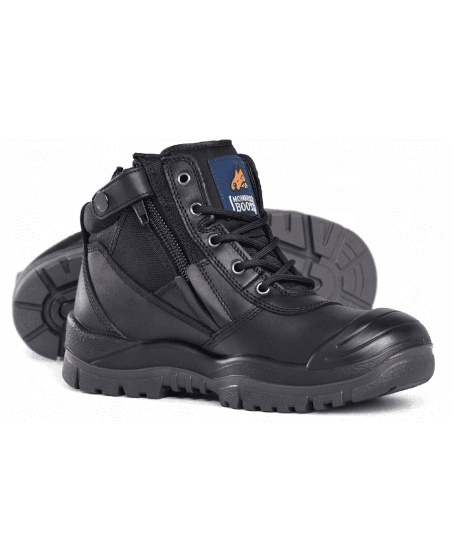 Mongrel 461020 Zip Side Safety Boot Black