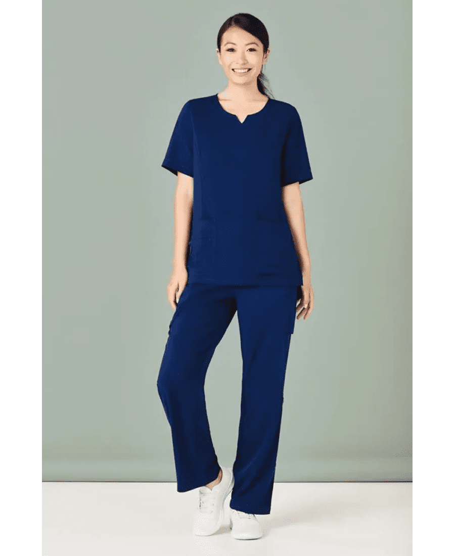 Women's Round Neck Scrub Top - Image 2