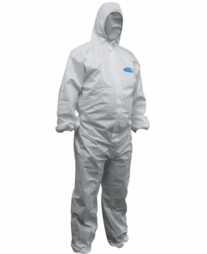 White SMS Disposable Overalls