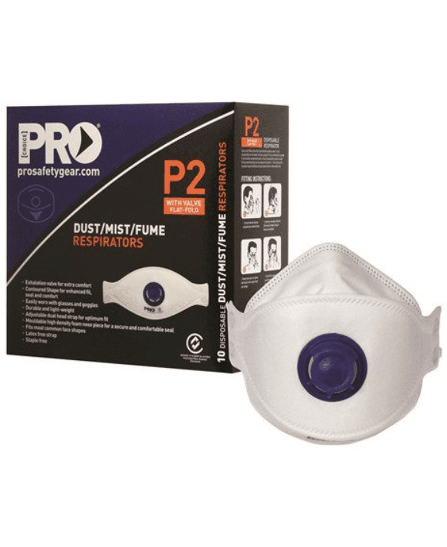 ProChoice P2 Flat Fold Dust Masks Valve - Image 2