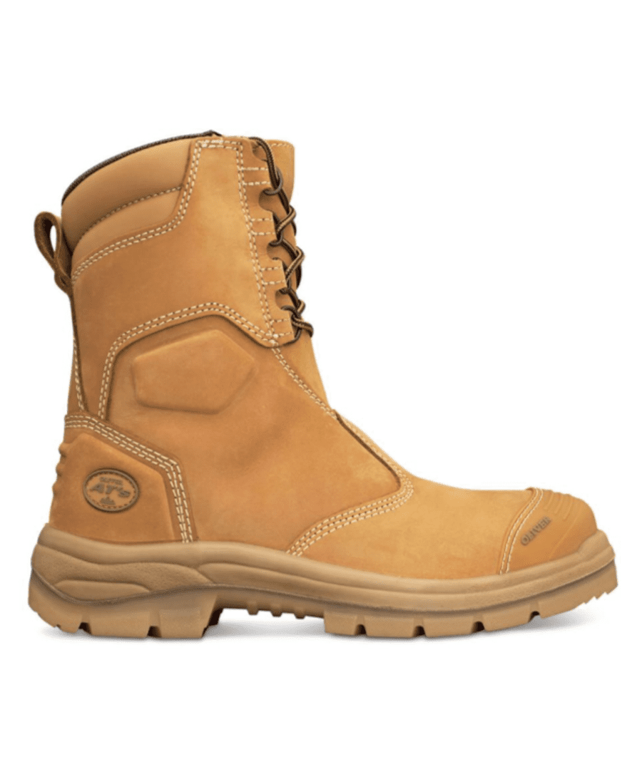 Oliver AT 55385 Zip Side High Leg Safety Boot - Image 4