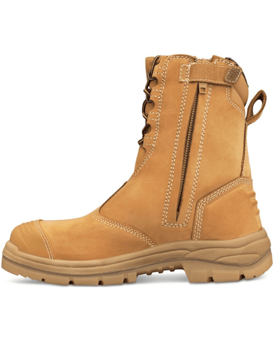 Oliver AT 55385 Zip Side High Leg Safety Boot