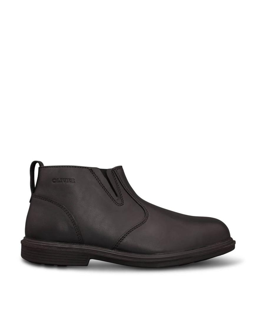 Oliver Zip Side Safety Boot Black - Image 3