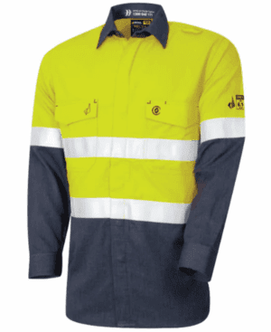 TRU HRC1 RipStop FR Shirt Yellow/Navy Taped
